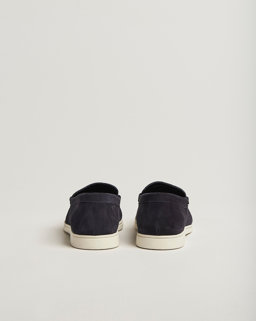 Hombres | Charles Tyrwhitt Suede Slip On Loafers Navy | Charles Tyrwhitt | Suede Slip On Loafers Navy