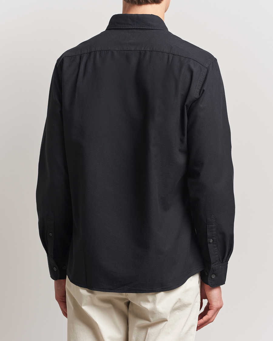 Hombres | Camisas | Charles Tyrwhitt | Button Down Stretch Oxford Shirt Black