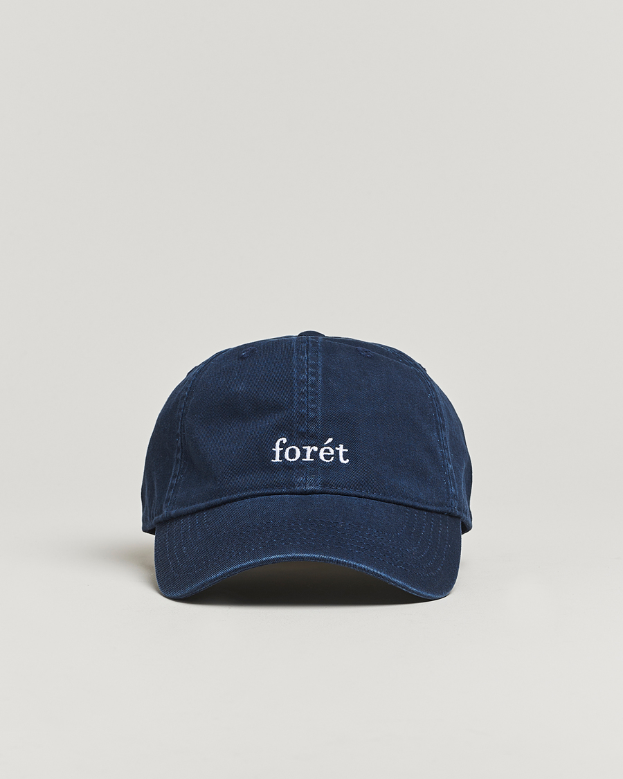 Hombres | Forét Hawk Washed Cap Navy | Forét | Hawk Washed Cap Navy