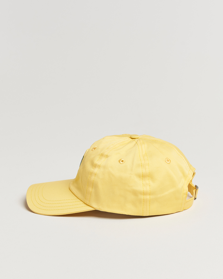 Hombres | Drake's Elephant Embroidered Cap Lemon | Drake's | Elephant Embroidered Cap Lemon