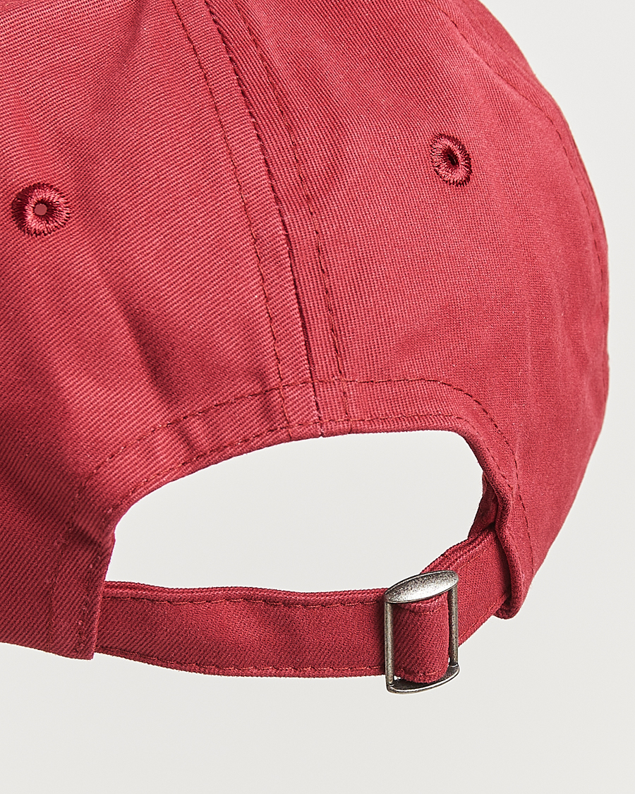 Hombres | Drake's Stem Flower Baseball Cap Maroon | Drake's | Stem Flower Baseball Cap Maroon