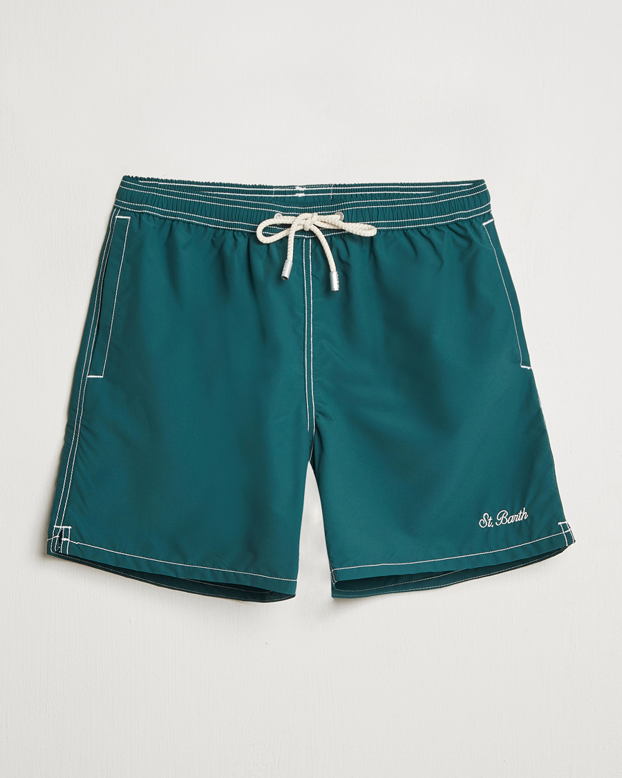 Hombres | Bañadores | MC2 Saint Barth | Nylon Swim Shorts British Green