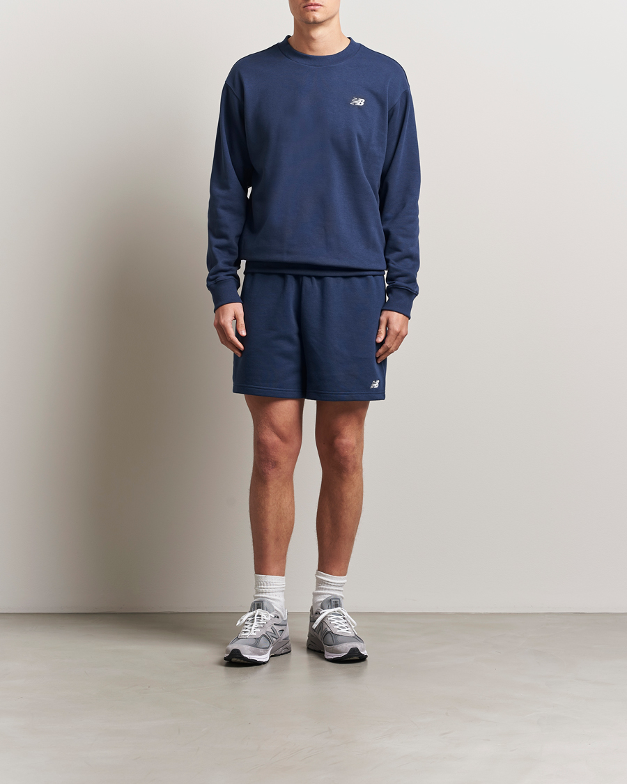 Hombres | Jerséis y prendas de punto | New Balance | Essentials French Terry Sweatshirt Navy