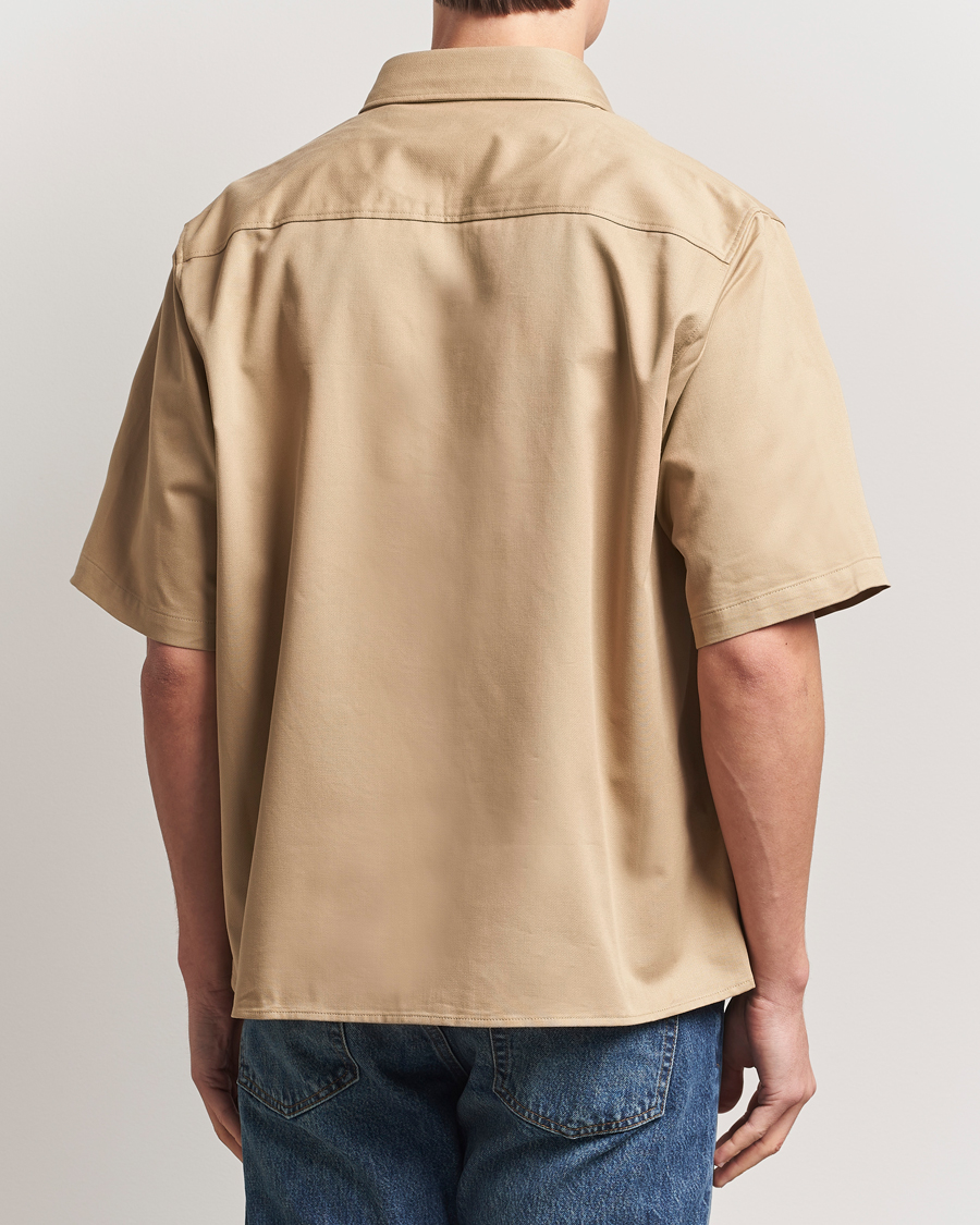 Hombres | Camisas | HUGO | Ekyno Short Sleeve Shirt Medium Beige