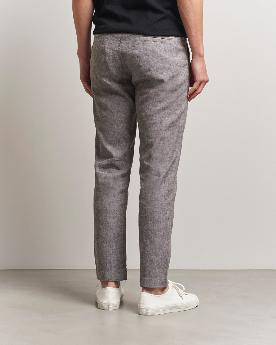 Hombres | Pantalones | BOSS ORANGE | Sanderson Linen Pants Open Brown