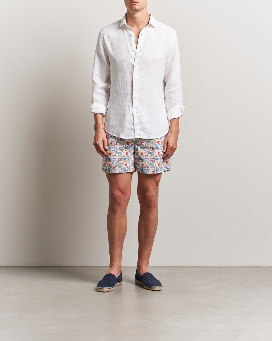 Hombres | Bañadores | Ripa Ripa | Printed Swimshorts Off White