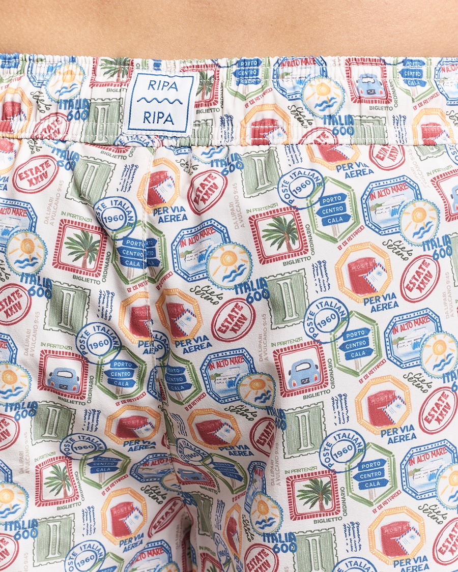 Hombres | Bañadores | Ripa Ripa | Printed Swimshorts Off White