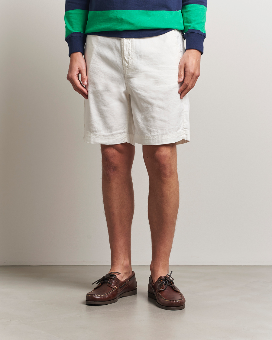 Hombres | Pantalones cortos | Morris | Fenix Linen/Cotton Shorts Off White