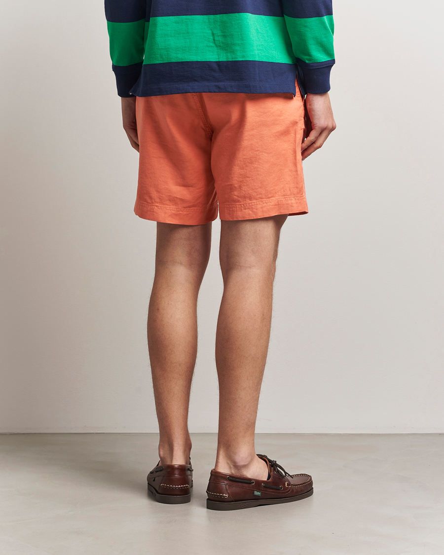 Hombres | Pantalones cortos | Morris | Fenix Linen/Cotton Shorts Orange