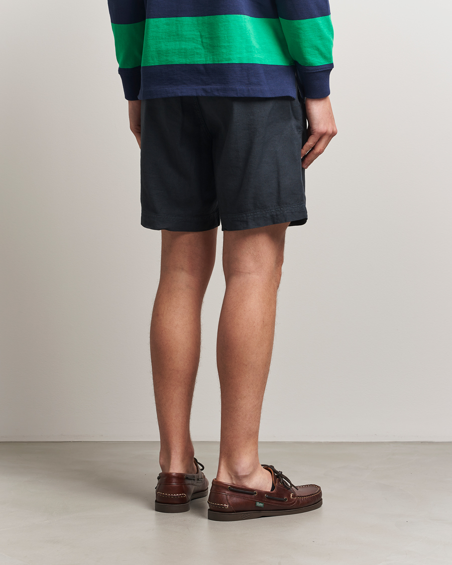 Hombres | Pantalones cortos | Morris | Fenix Linen/Cotton Shorts Blue