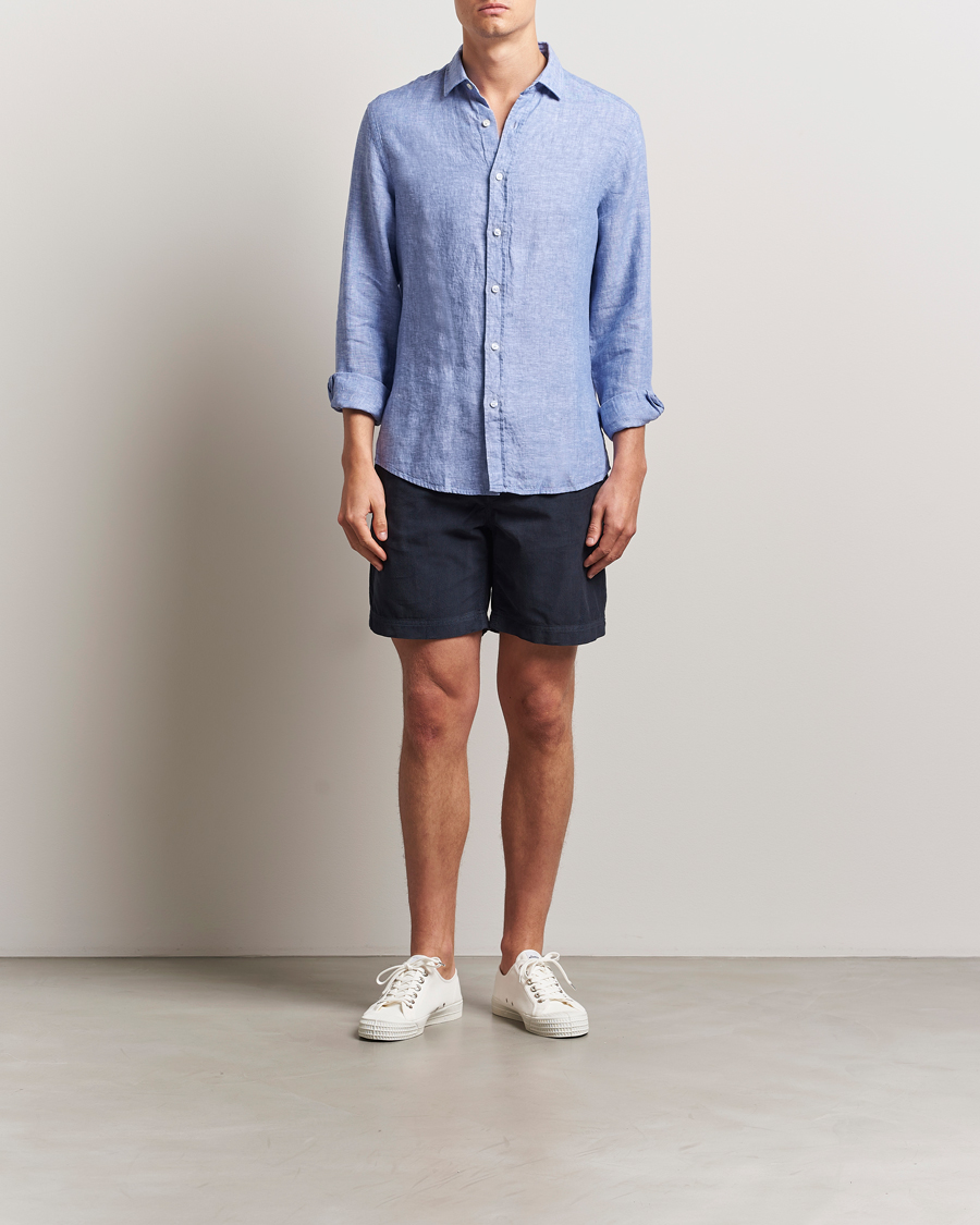 Hombres | Pantalones cortos | Morris | Fenix Corduroy Shorts Blue
