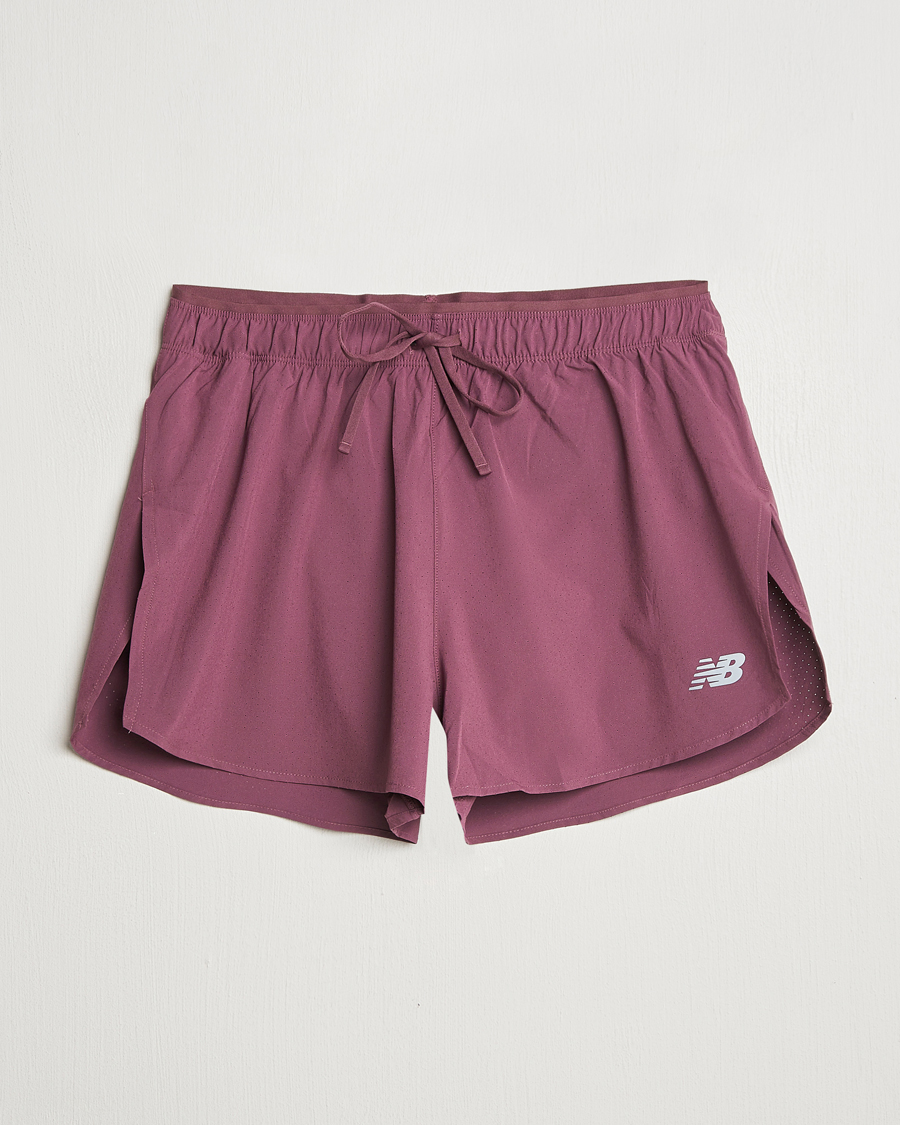 Hombres | Pantalones cortos | New Balance Running | Split Shorts Faded Plum