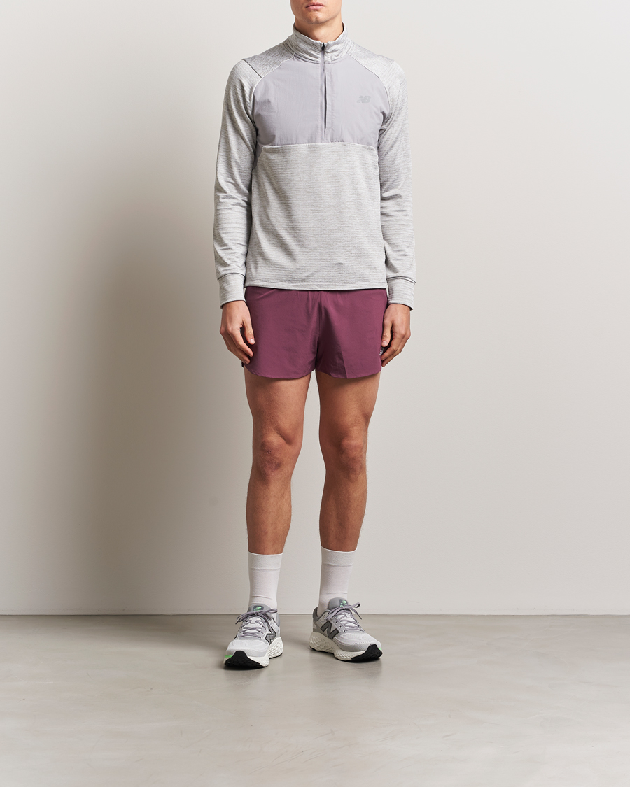 Hombres | Pantalones cortos | New Balance Running | Split Shorts Faded Plum