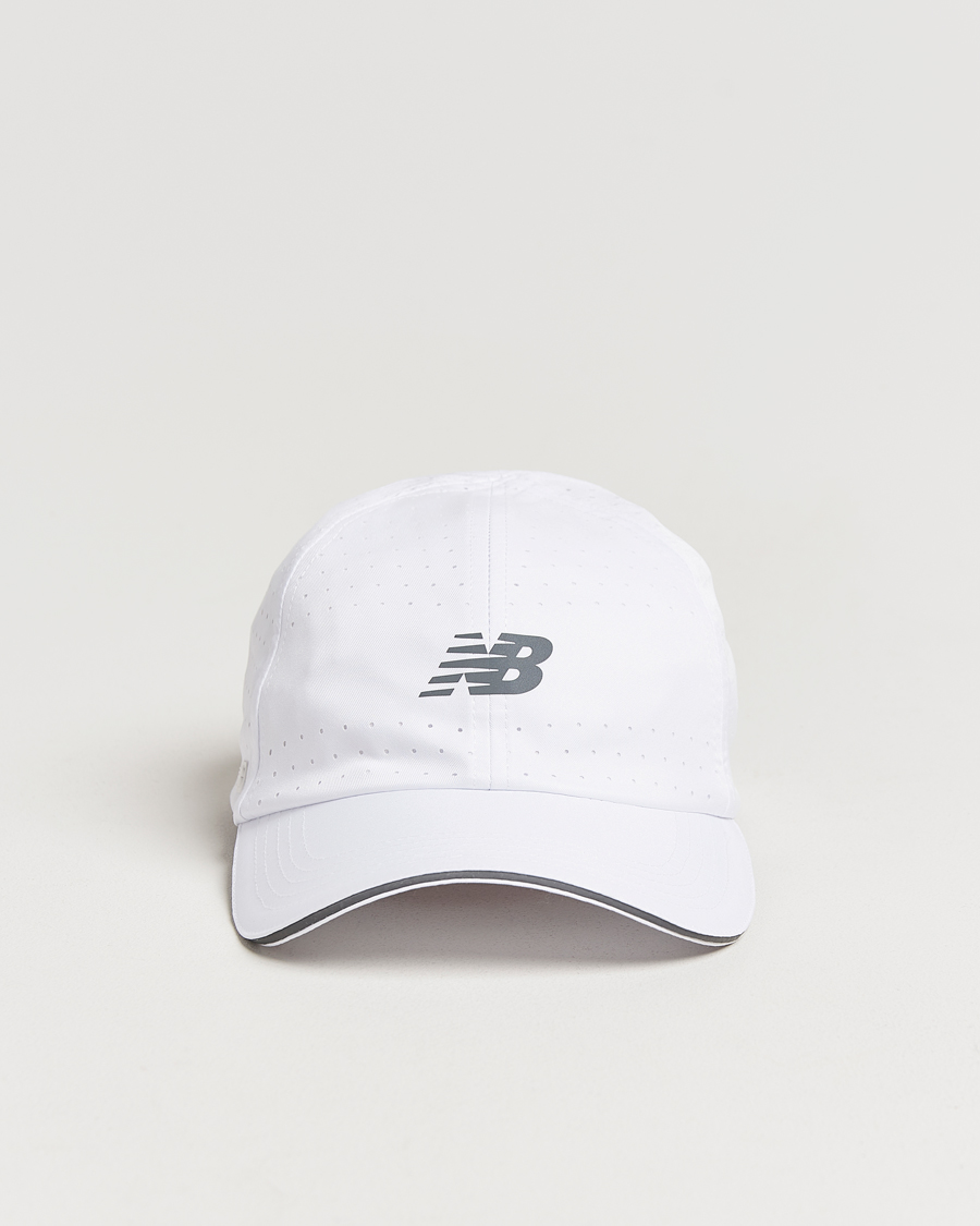 Hombres | New Balance Running 6-Panel Pro Run Hat White | New Balance Running | 6-Panel Pro Run Hat White