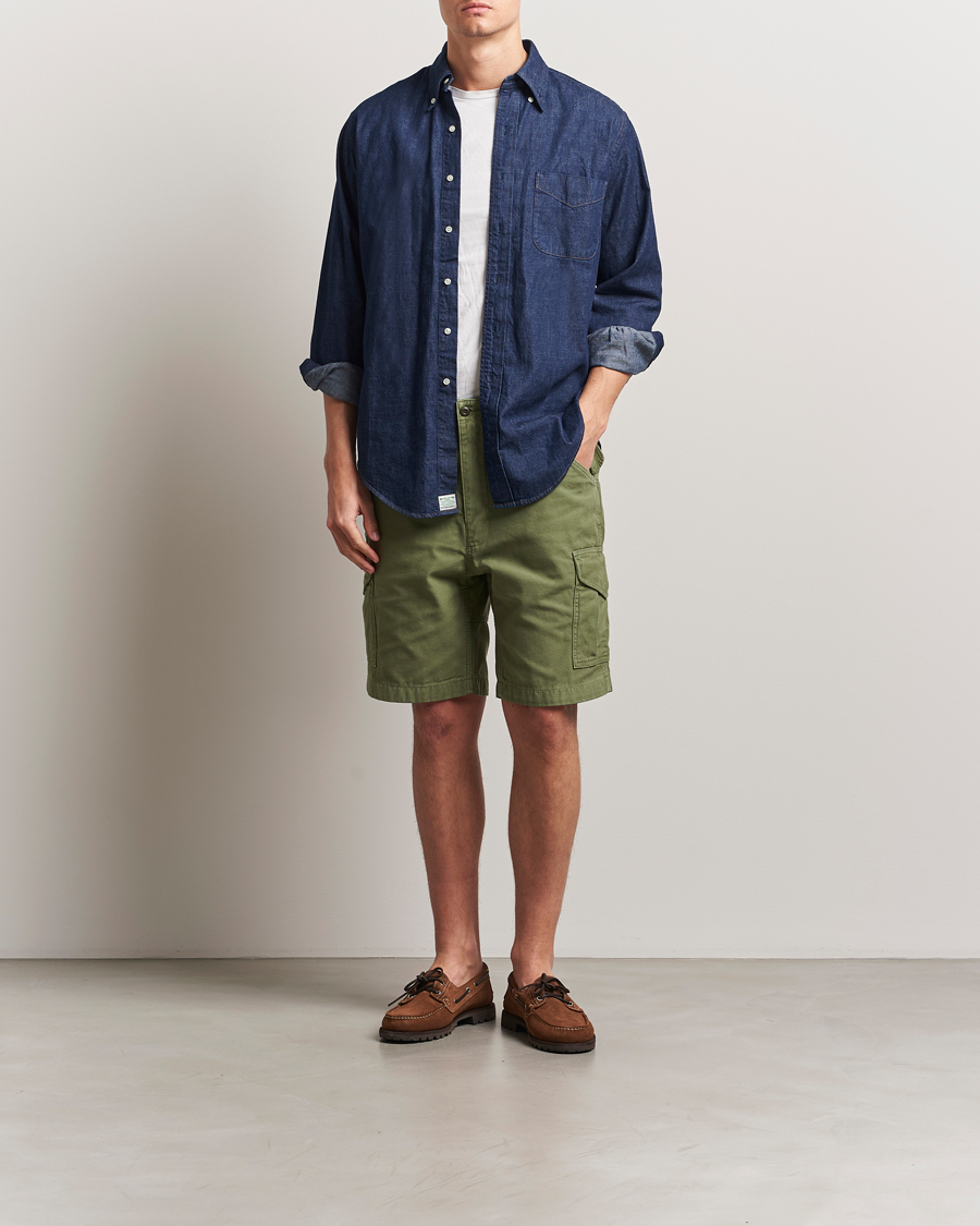 Hombres | Pantalones cortos | Filson | Field Cargo Shorts Washed Green