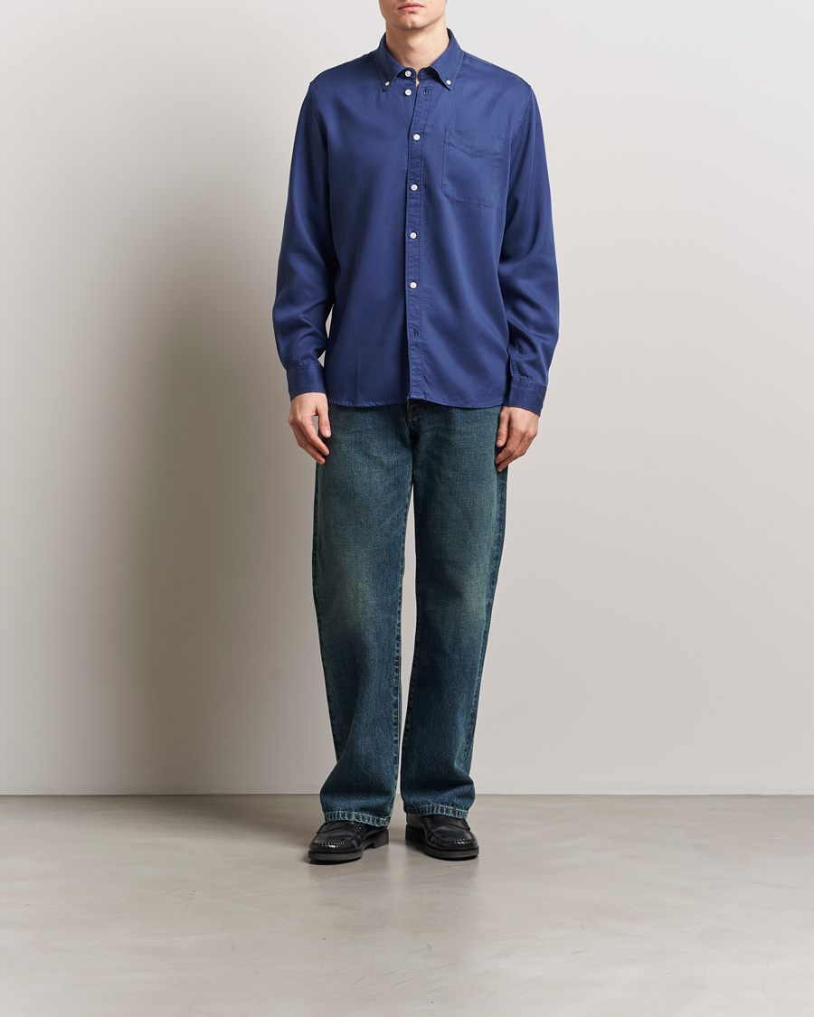 Hombres | Camisas | LES DEUX | Kent Tencel Shirt Blueprint