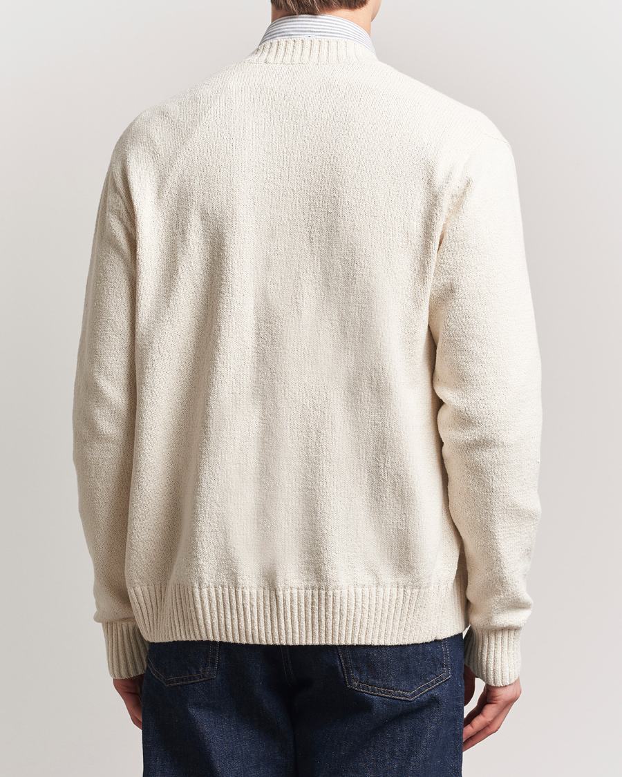 Hombres | Jerséis y prendas de punto | LES DEUX | Brad Embroidery Cardigan Ivory