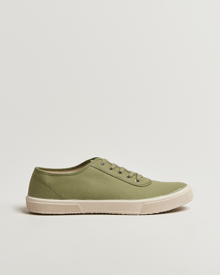 Hombres | Novesta Cotton Deck Shoe Khaki | Novesta | Cotton Deck Shoe Khaki