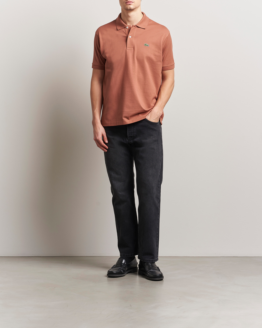 Hombres | Polos | Lacoste | Original Polo Piké Track Orange