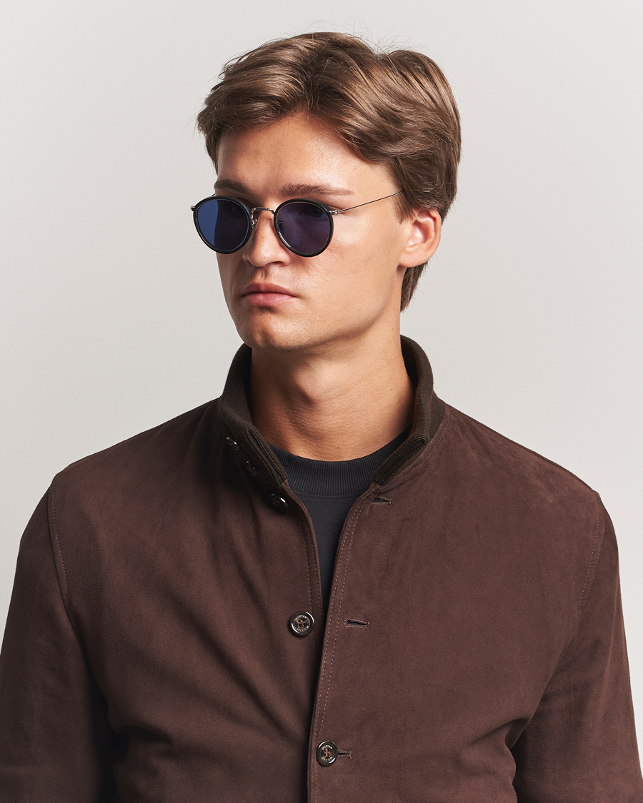 Hombres | Gafas de sol | EYEVAN 7285 | 717E Sunglasses Matte Black/Blue