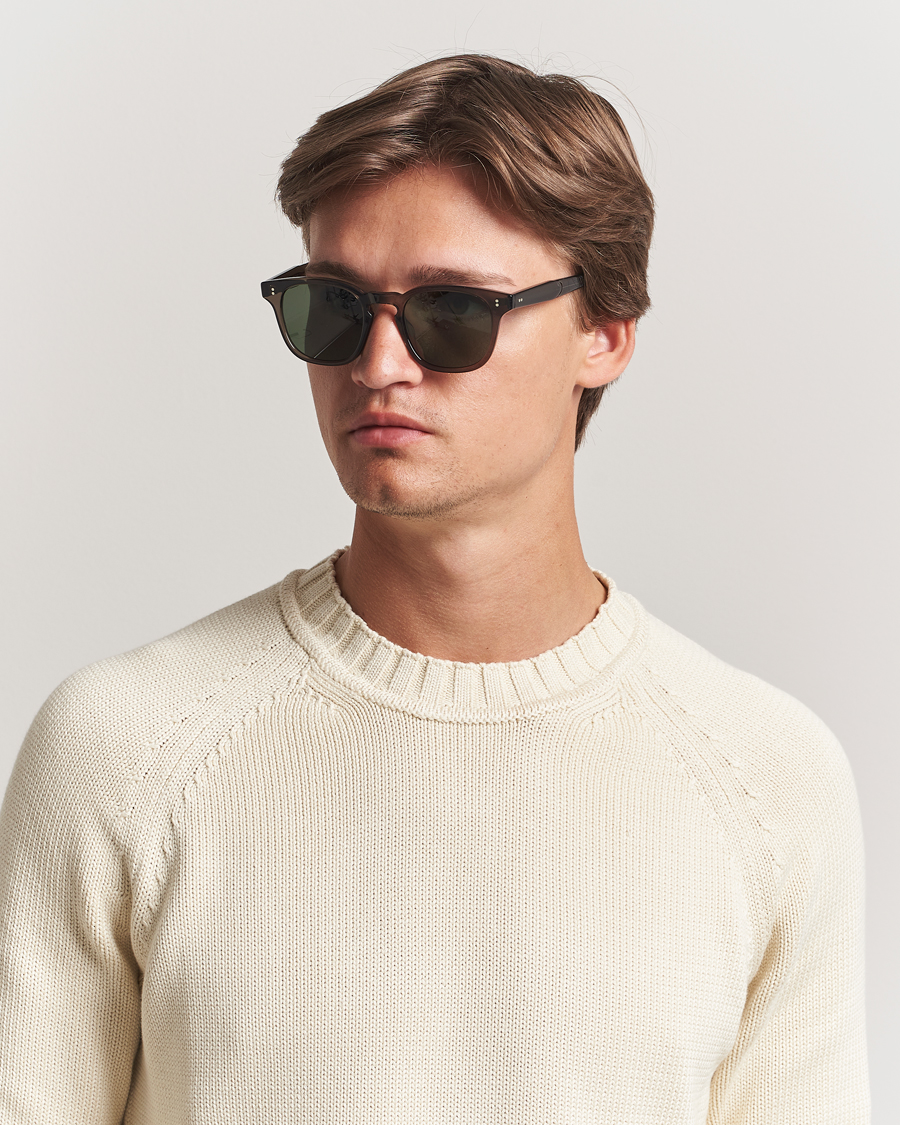 Hombres | Garrett Leight Ace II 49 Sunglasses Black Glass | Garrett Leight | Ace II 49 Sunglasses Black Glass