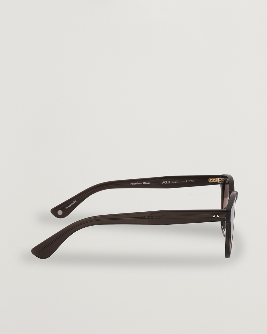 Hombres | Garrett Leight Ace II 49 Sunglasses Black Glass | Garrett Leight | Ace II 49 Sunglasses Black Glass