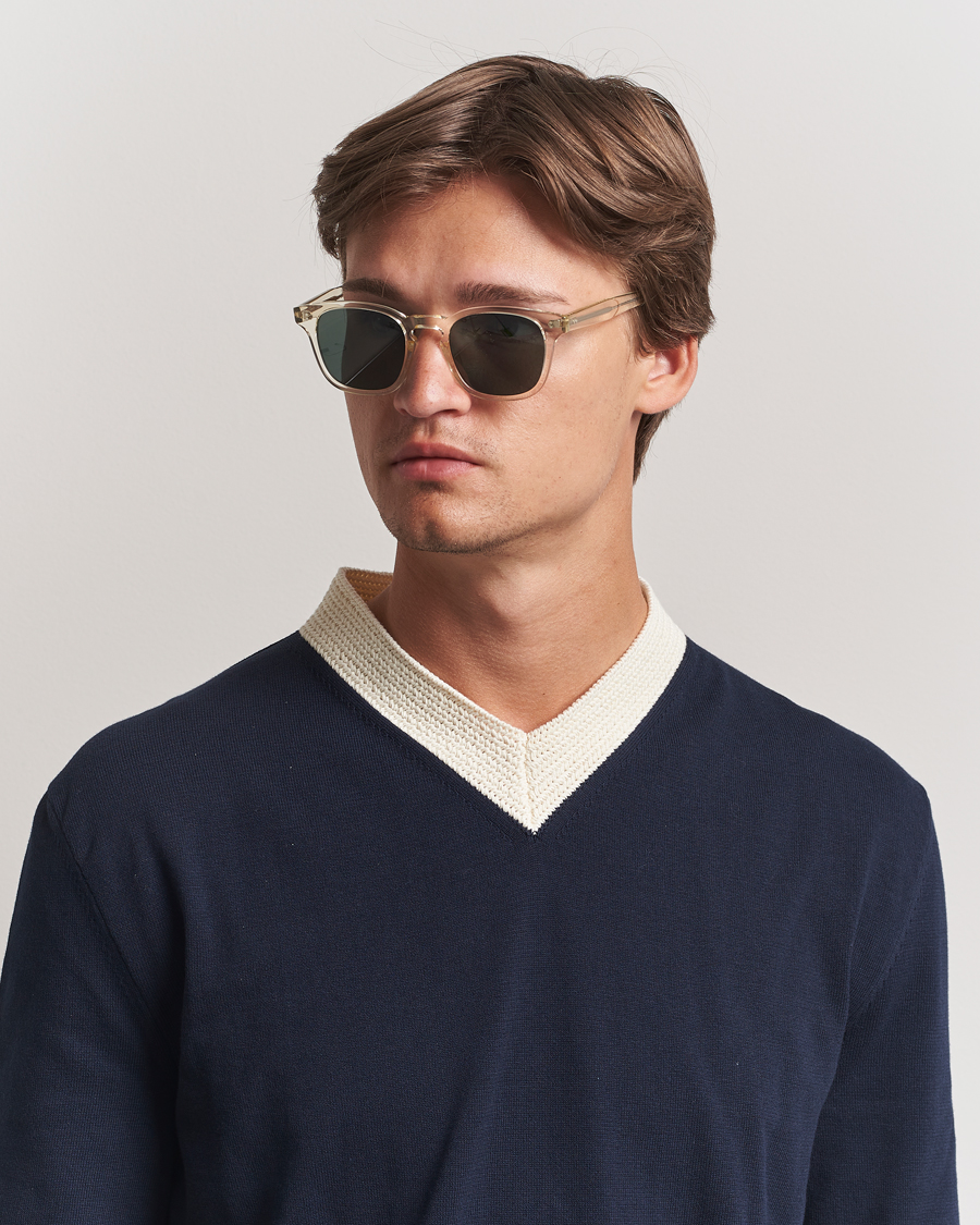 Hombres | Gafas de sol | Garrett Leight | Ace II 49 Sunglasses Pure Glass