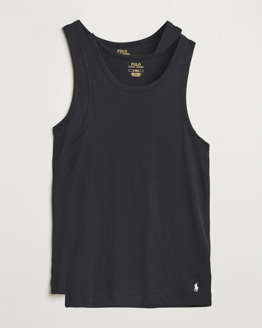 Hombres | Camisetas | Polo Ralph Lauren | 2-Pack Classic Tank Top Black