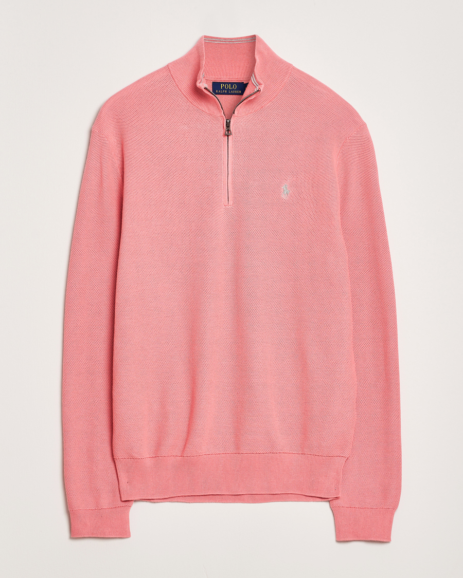 Hombres | Jerséis y prendas de punto | Polo Ralph Lauren | Half Zip Cotton Pullover Desert Rose