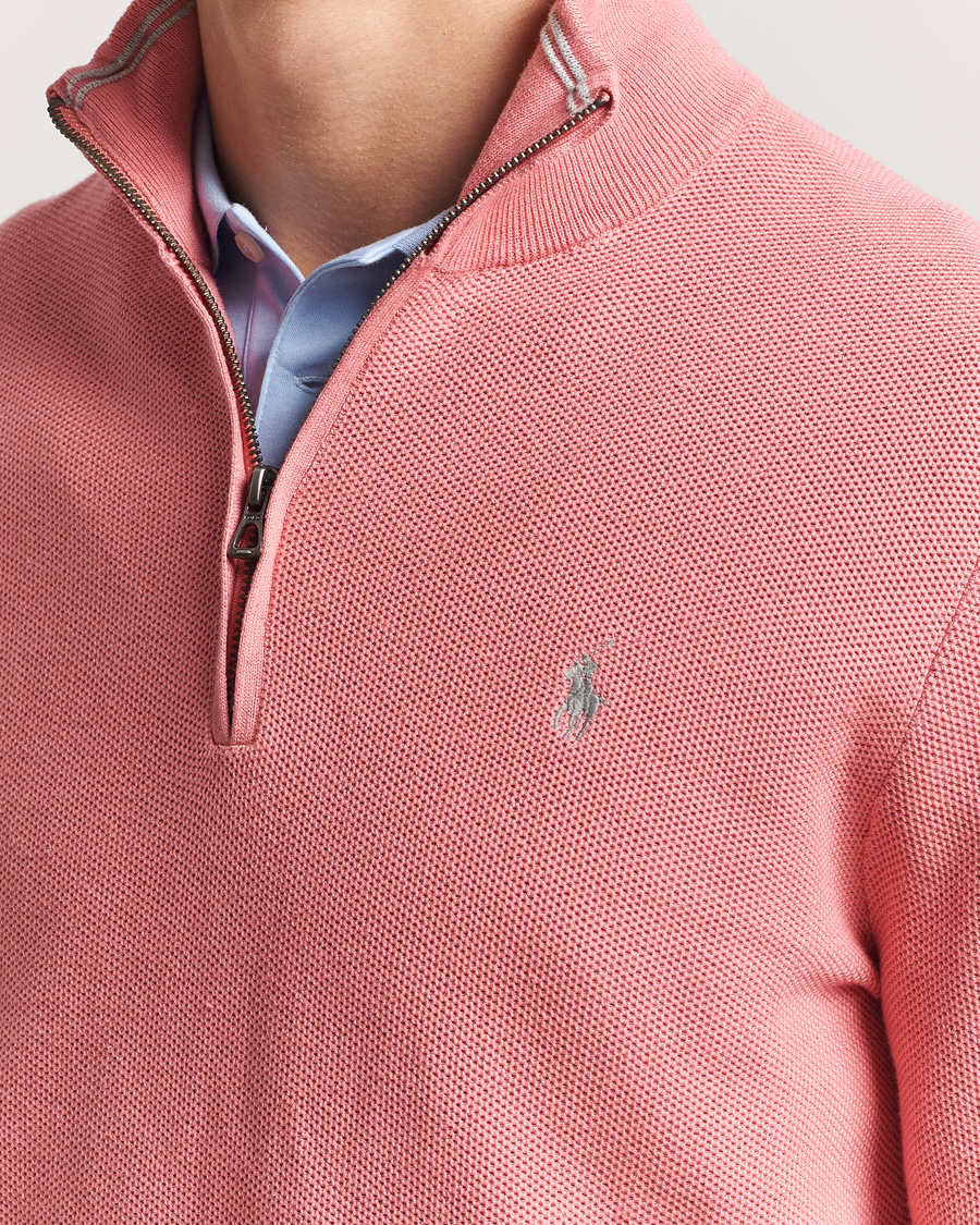 Hombres | Jerséis y prendas de punto | Polo Ralph Lauren | Half Zip Cotton Pullover Desert Rose