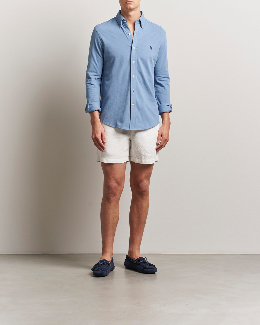 Hombres | Camisas | Polo Ralph Lauren | Featherweight Mesh Shirt Channel Blue