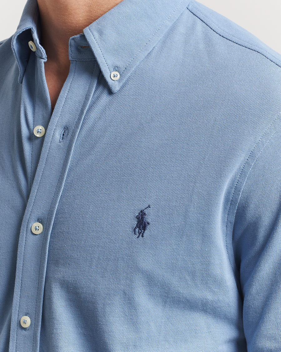 Hombres | Camisas | Polo Ralph Lauren | Featherweight Mesh Shirt Channel Blue
