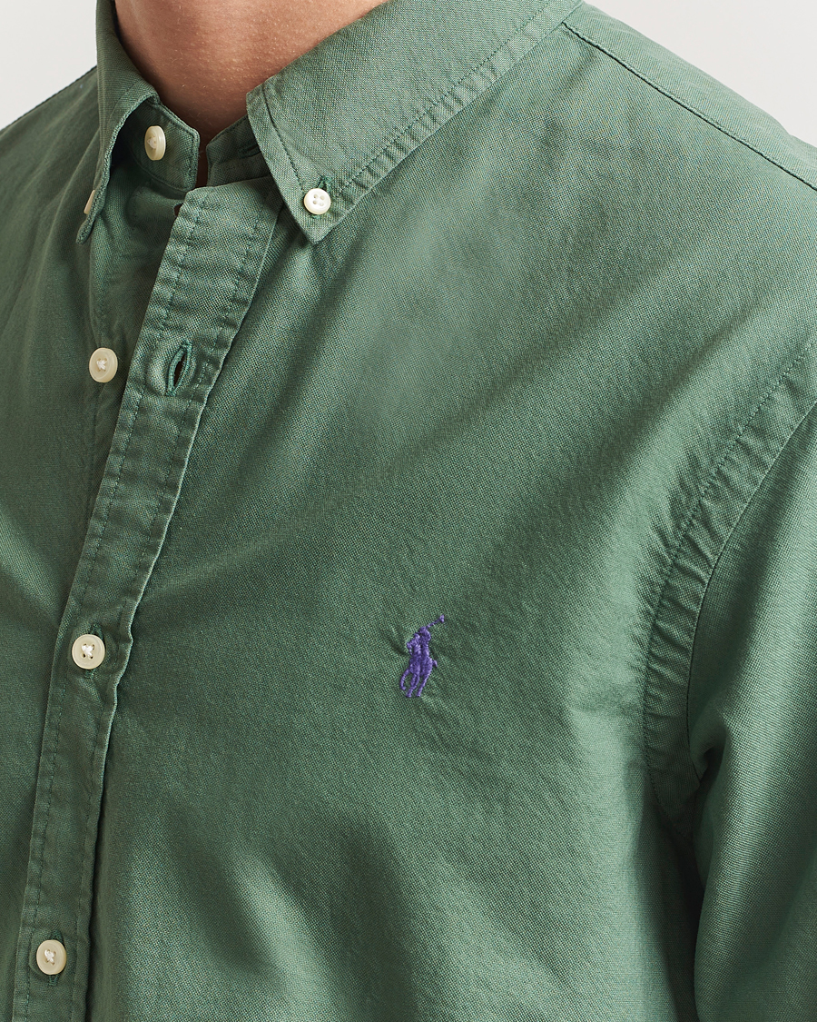 Hombres | Camisas | Polo Ralph Lauren | Slim Fit Garment Dyed Oxford Shirt Fatigue
