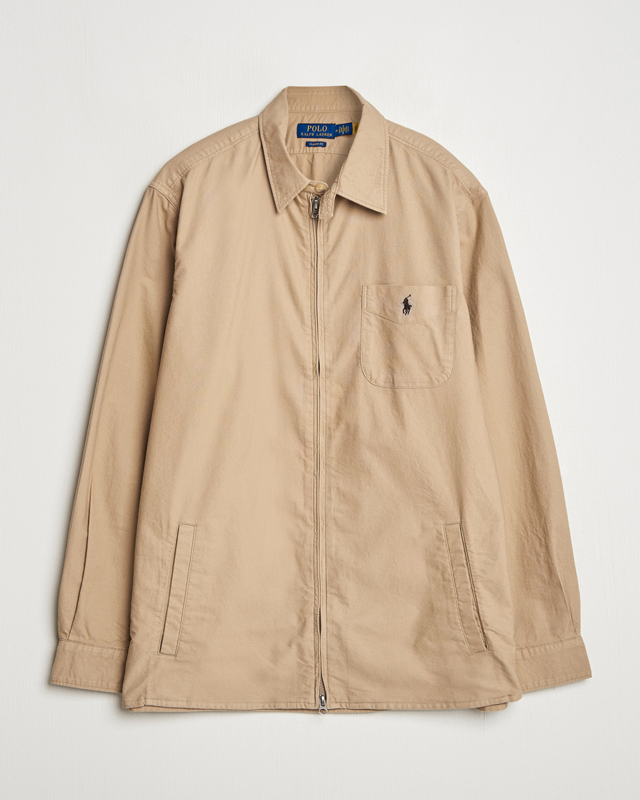 Hombres | Camisas | Polo Ralph Lauren | Garment Dyed Oxford Overshirt Surrey Tan