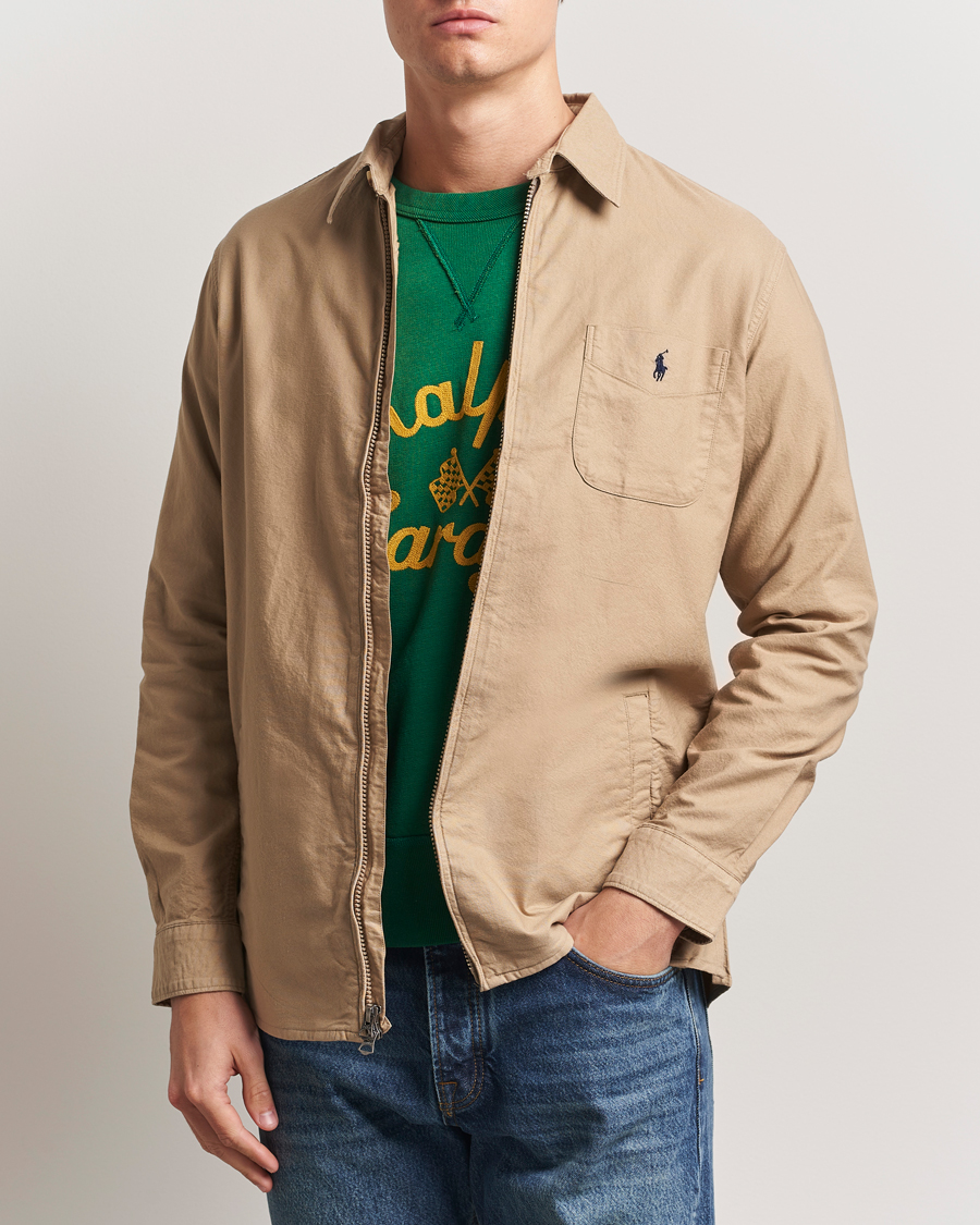 Hombres | Camisas | Polo Ralph Lauren | Garment Dyed Oxford Overshirt Surrey Tan