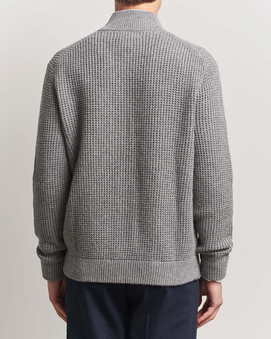 Hombres | Jerséis y prendas de punto | Polo Ralph Lauren | Cotton/Wool Button Cardigan Fawn Grey Heather