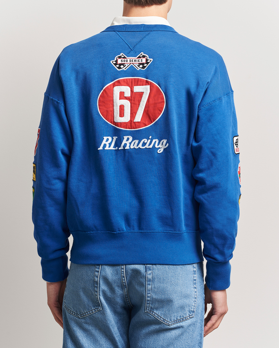 Hombres | Jerséis y prendas de punto | Polo Ralph Lauren | Vintage Fleece Motor Racing Sweatshirt Heritage Blue