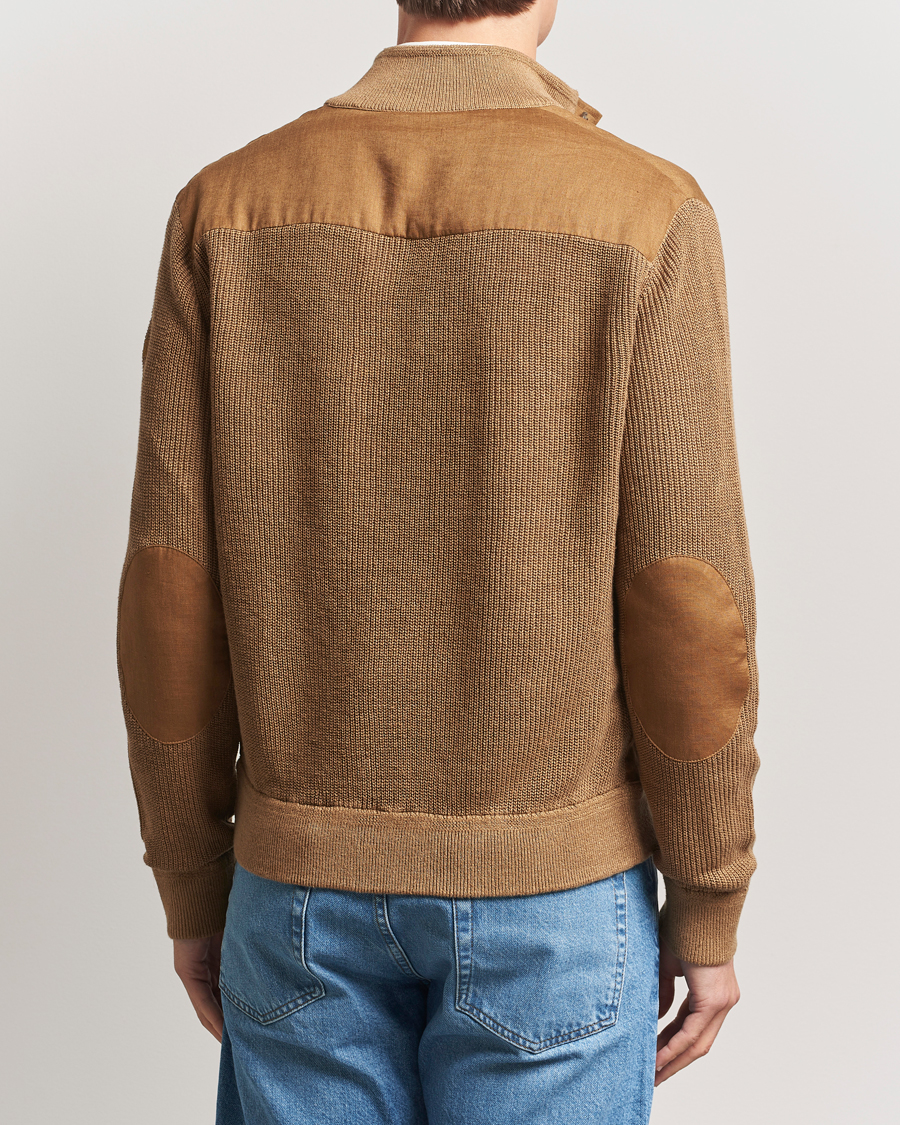 Hombres | Jerséis y prendas de punto | Polo Ralph Lauren | Linen Skeet Jacket Brown Linen Combo