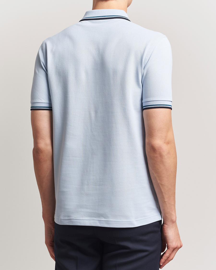 Hombres | Polos | Fred Perry | Twin Tipped Polo Shirt Light Smoke
