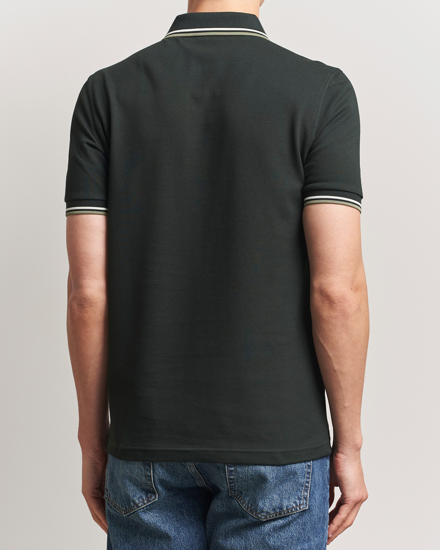 Hombres | Polos | Fred Perry | Twin Tipped Polo Shirt Night Green