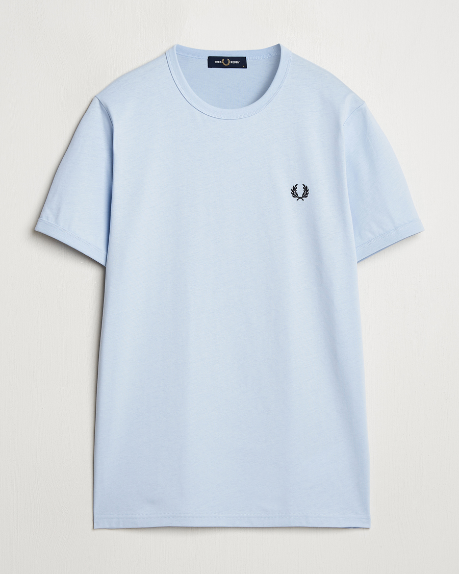 Hombres | Camisetas | Fred Perry | Ringer T-Shirt Light Smoke