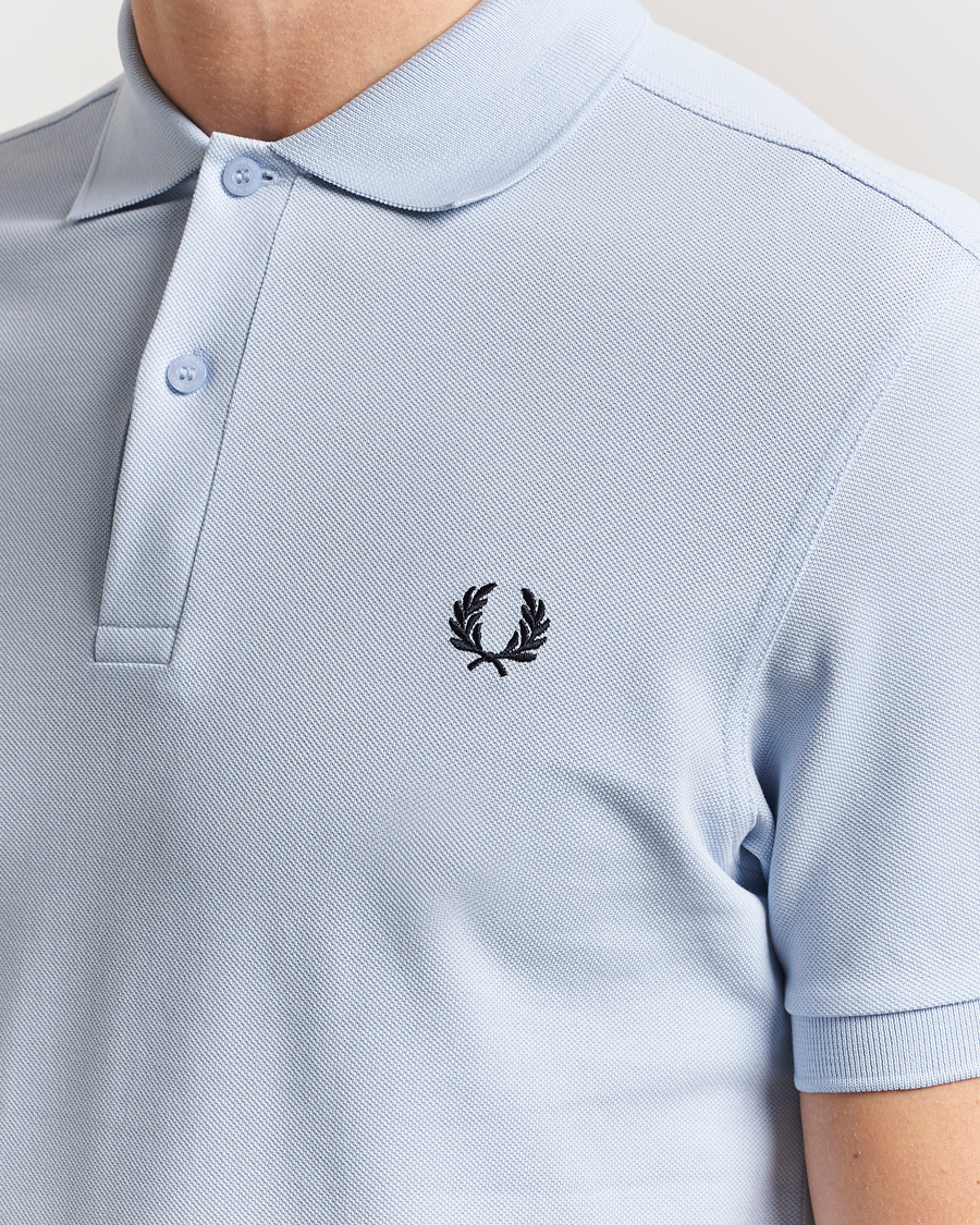 Hombres | Polos | Fred Perry | Plain Polo Shirt Light Smoke
