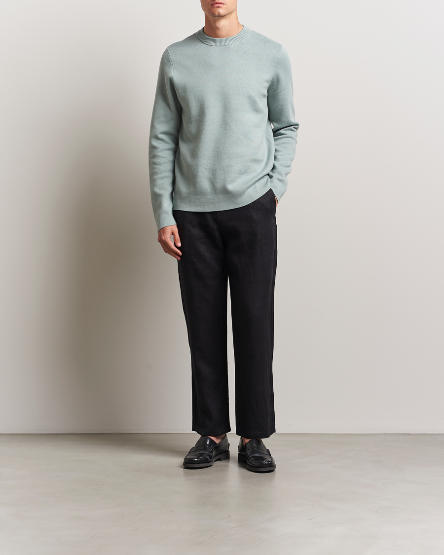 Hombres | Pantalones | Samsøe Samsøe | Jabari Linen Drawstring Trousers Black