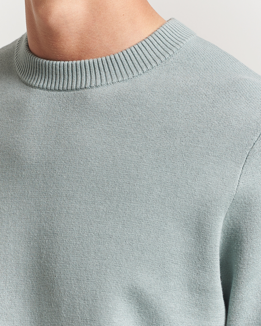 Hombres | Jerséis y prendas de punto | Samsøe Samsøe | Niklas Crew Neck Sweater Abyss Green