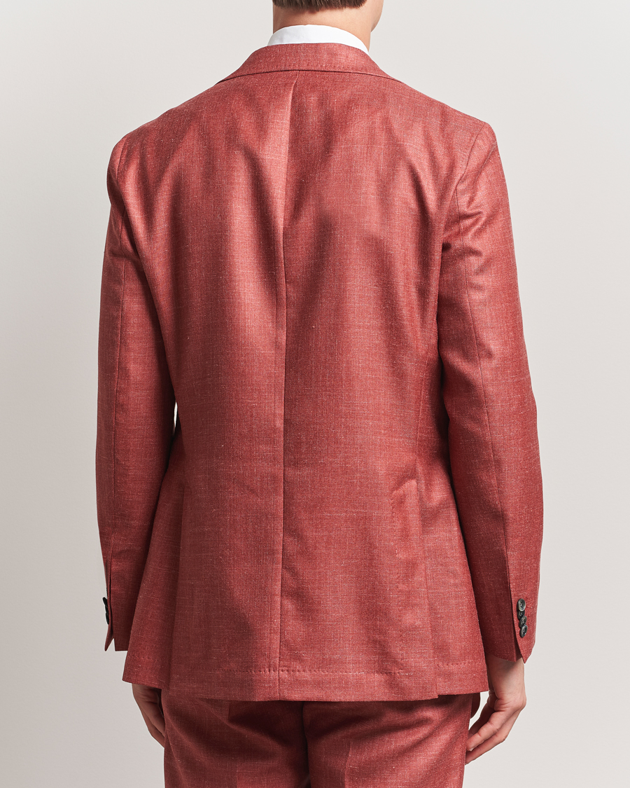 Hombres | Blazers | Oscar Jacobson | Fellow EVO Wool/Silk/Linen Blazer Red