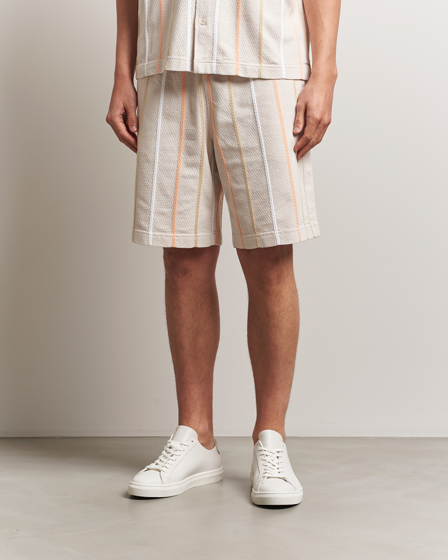 Hombres | Pantalones cortos | J.Lindeberg | Simon Stripe Shorts Moonbeam
