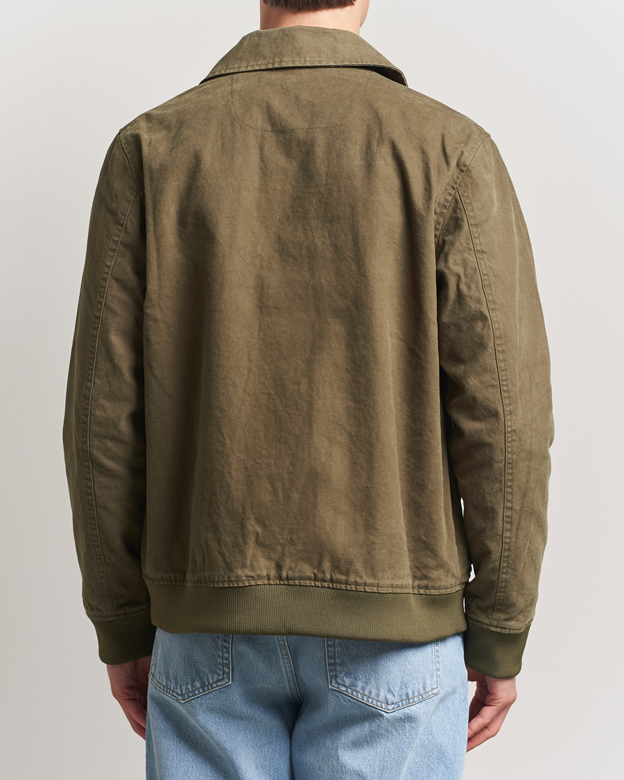 Hombres | Abrigos y chaquetas | A Day's March | Bader Cotton Flight Jacket Olive