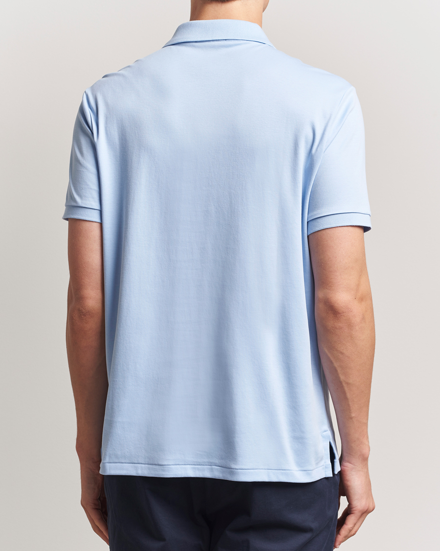 Hombres | Polos | Polo Ralph Lauren | Custom Slim Fit Cotton Polo Office Blue