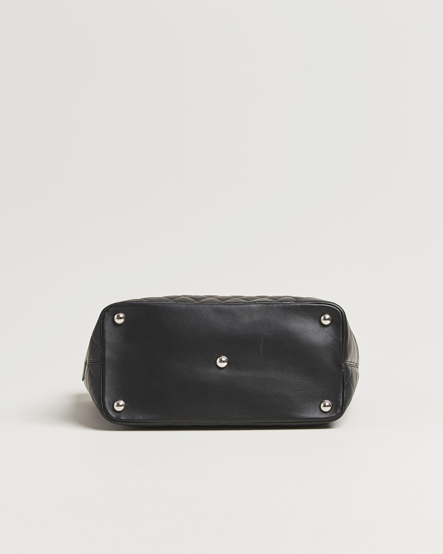 Hombres | Chanel Pre-Owned Cambon Ligne Tote Bag Medium Black | Chanel Pre-Owned | Cambon Ligne Tote Bag Medium Black