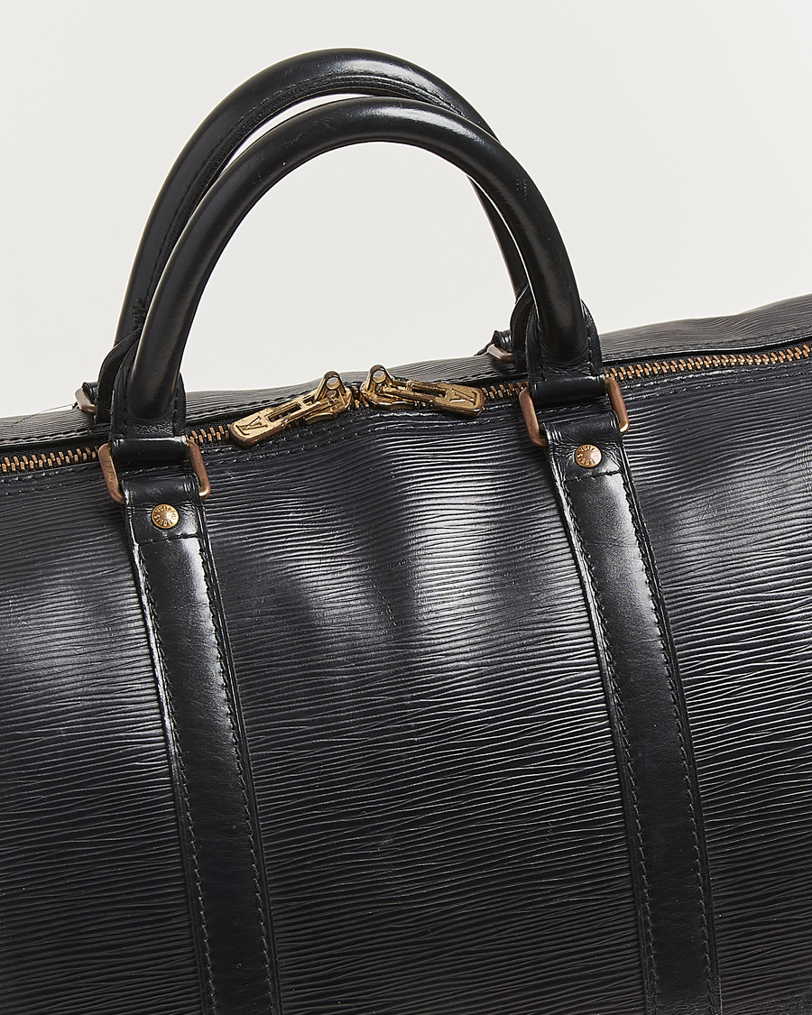 Hombres | Pre-Owned & Vintage Bags | Louis Vuitton Pre-Owned | Keepall 50 Epi Leather Black